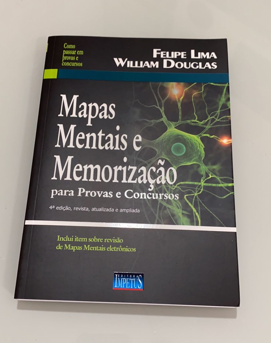 Livro Mapas Mentais e Memorização para Provas e Concursos Livro