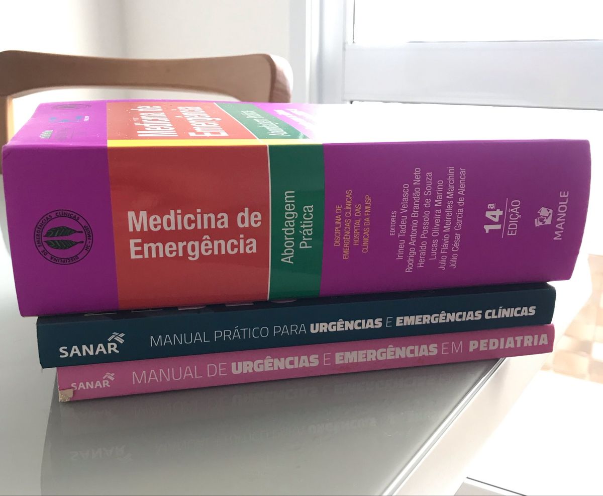 Livro Medicina De Emerg Ncia Da Usp Edi O Novinho Sem Uso