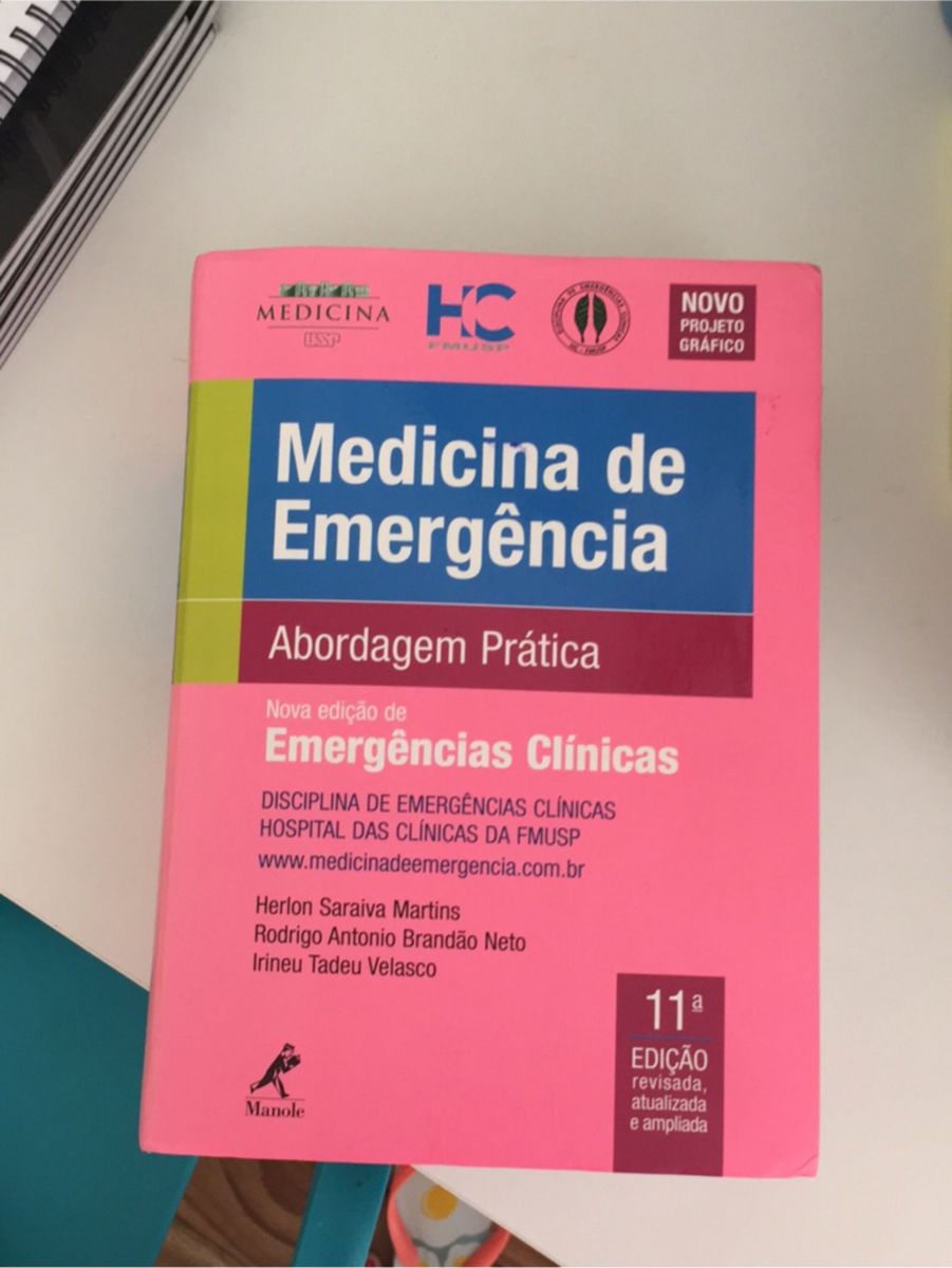 Livro Medicina de Emergência Usp Livro Usado 23713614 enjoei