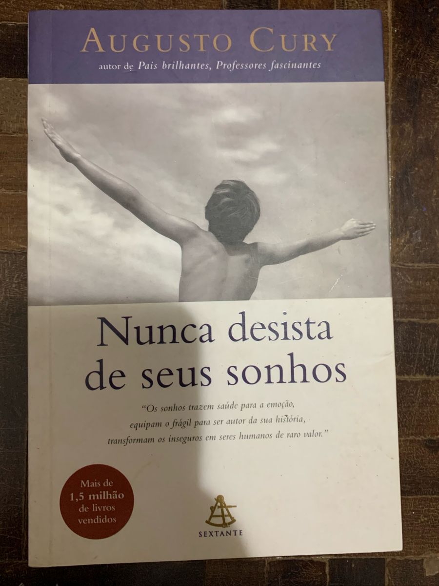 Livro Nunca Desista Dos Seus Sonhos Livro Sextante Usado 47639949