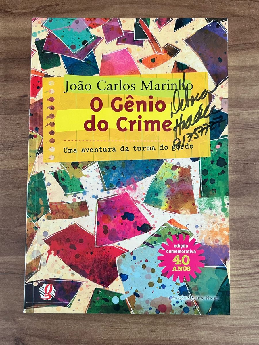 Livro O G Nio Do Crime Uma Aventura Da Turma Do Gordo Livro Editora