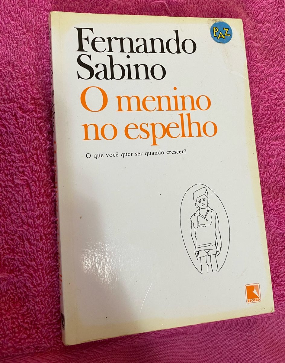 Livro O Menino No Espelho Livro Editora Record Usado Enjoei