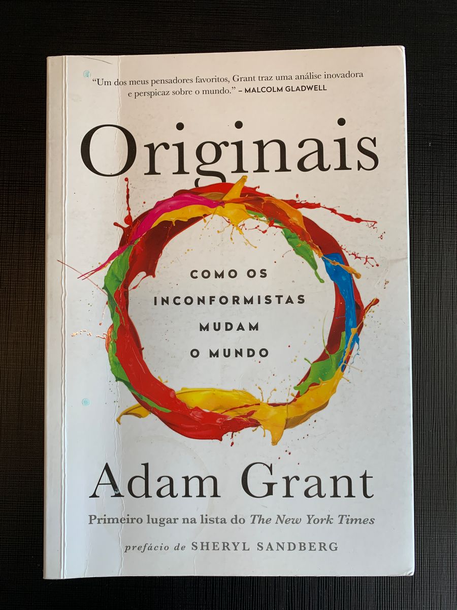 Livro Originais Como Os Inconformistas Mudam O Mundo Adam Grant