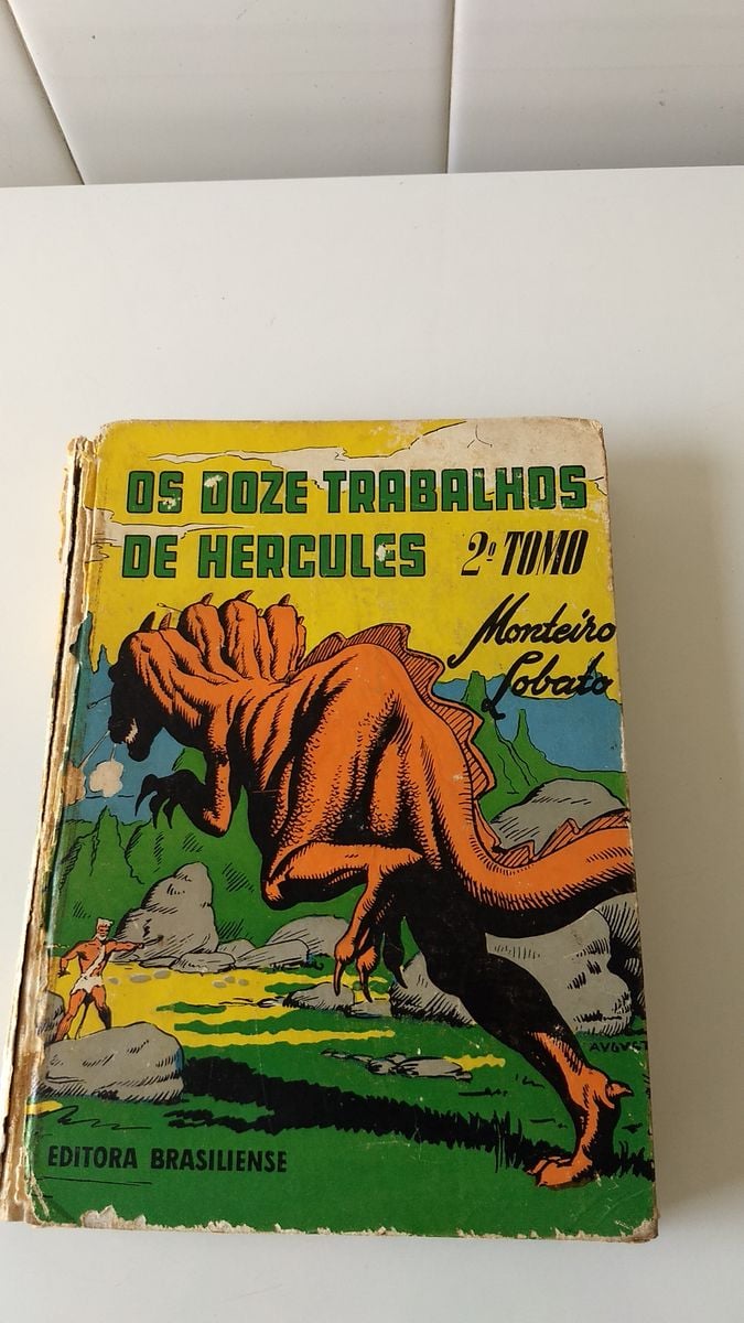 Livro Os Doze Trabalhos De Hercules Tomo Monteiro Lobato Livro