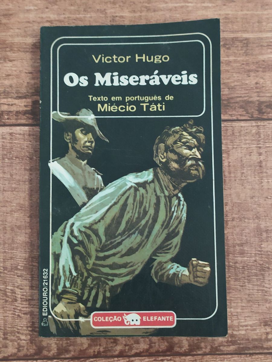 Livro Os Miseráveis Victor Hugo Coleção Elefante Livro Usado