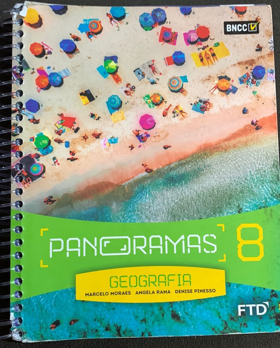 Livro Panoramas Geografia 8 Ano Usado Livro Editora Ftd Usado