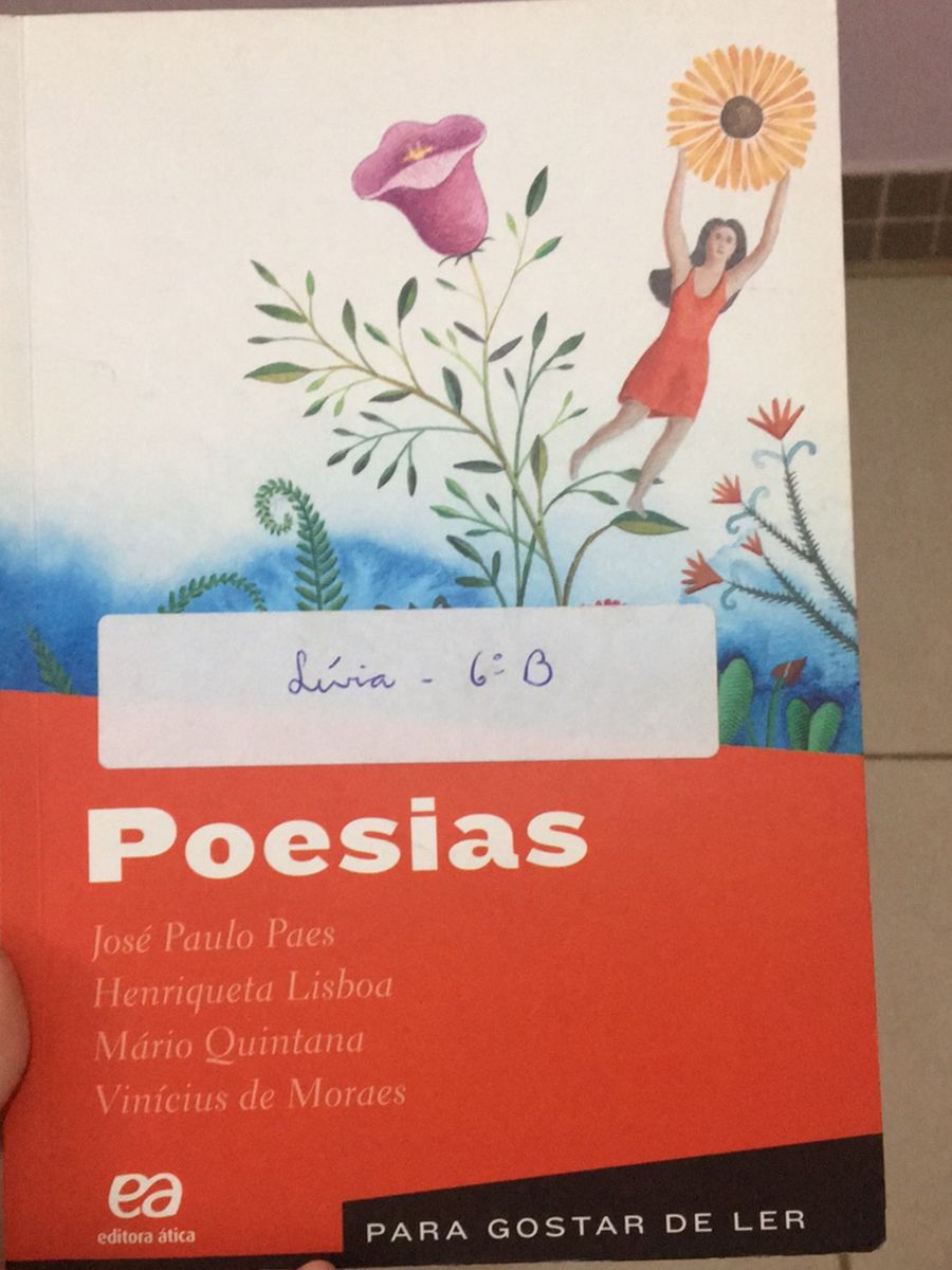 Livro Para Gostar De Ler Poesias Vol Item Infantil Usado