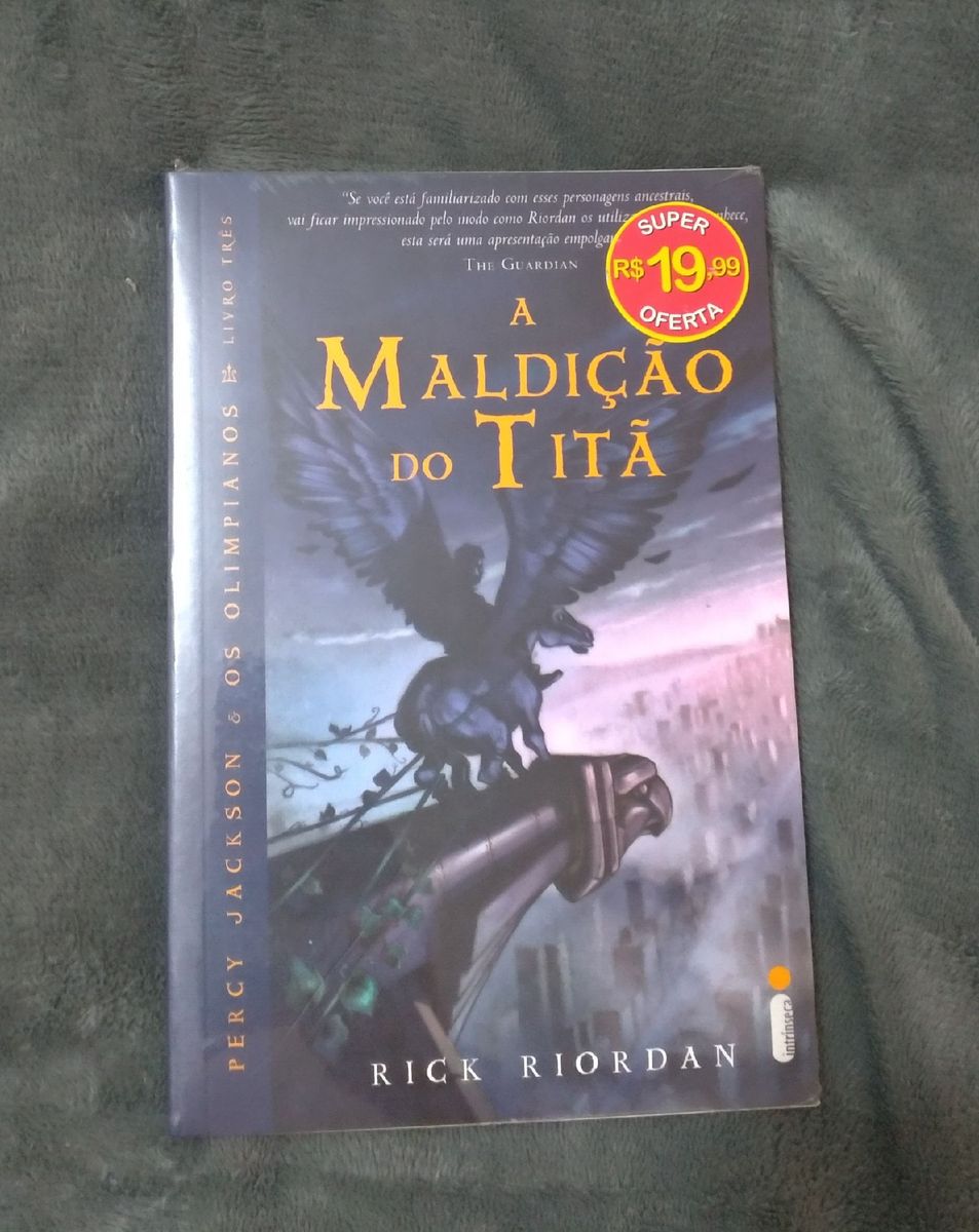 Livro Percy Jackson a Maldição do Titã Rick Riordan Livro Editora