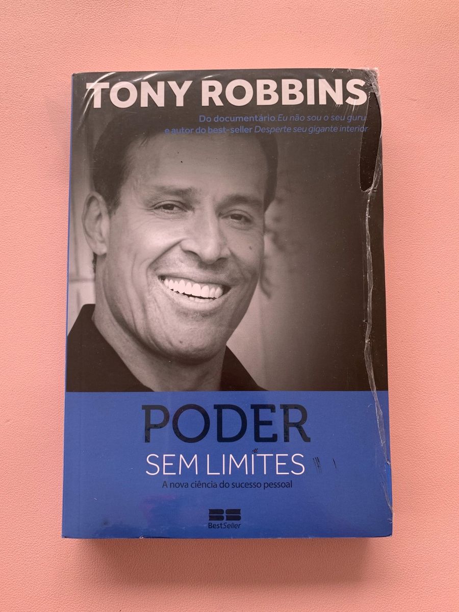 Livro Poder sem Limites a Nova Ciência do Sucesso Pessoal Tony Robbins