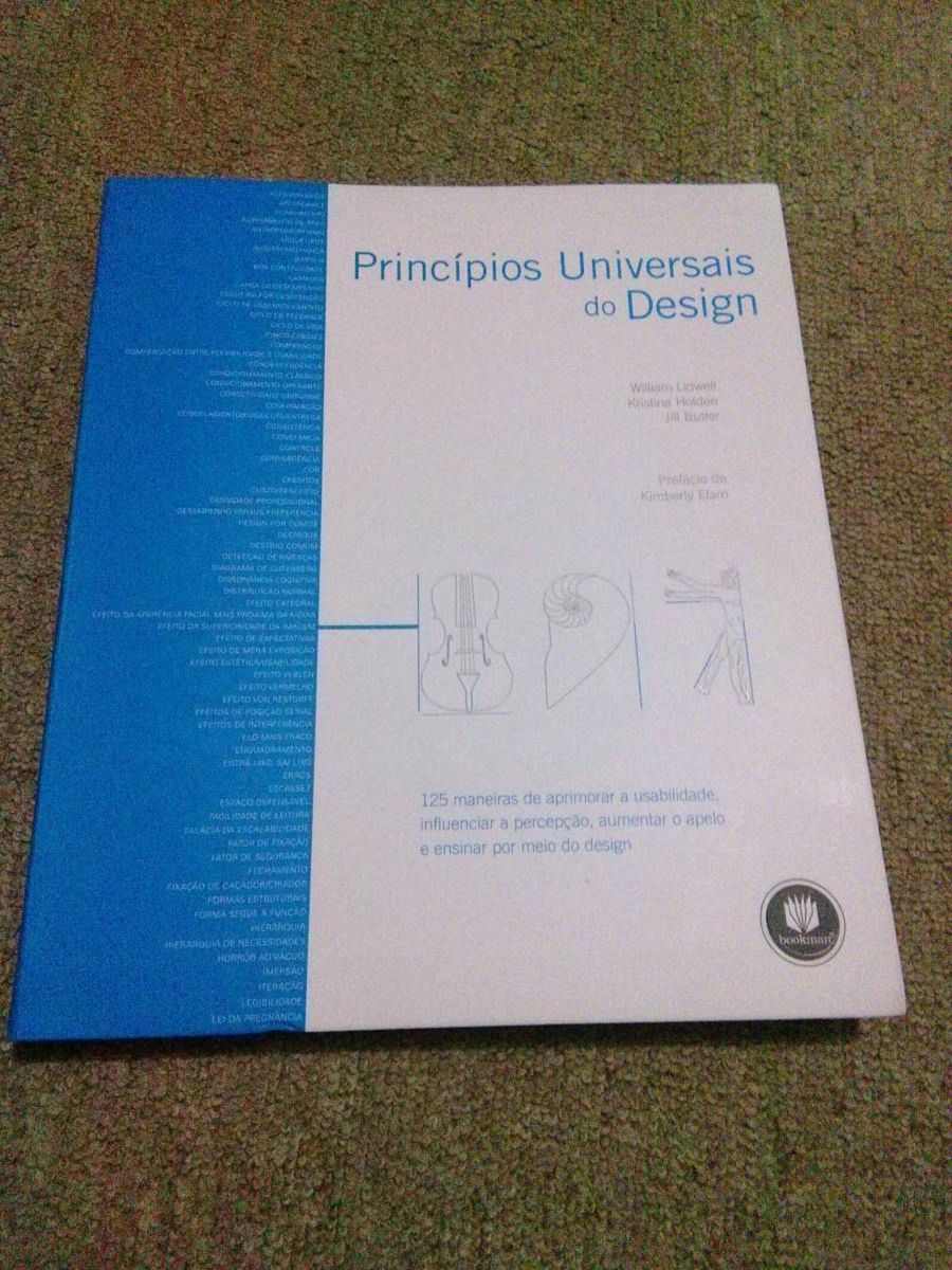 Livro Princ Pios Universais Do Design Livro Bookman Usado