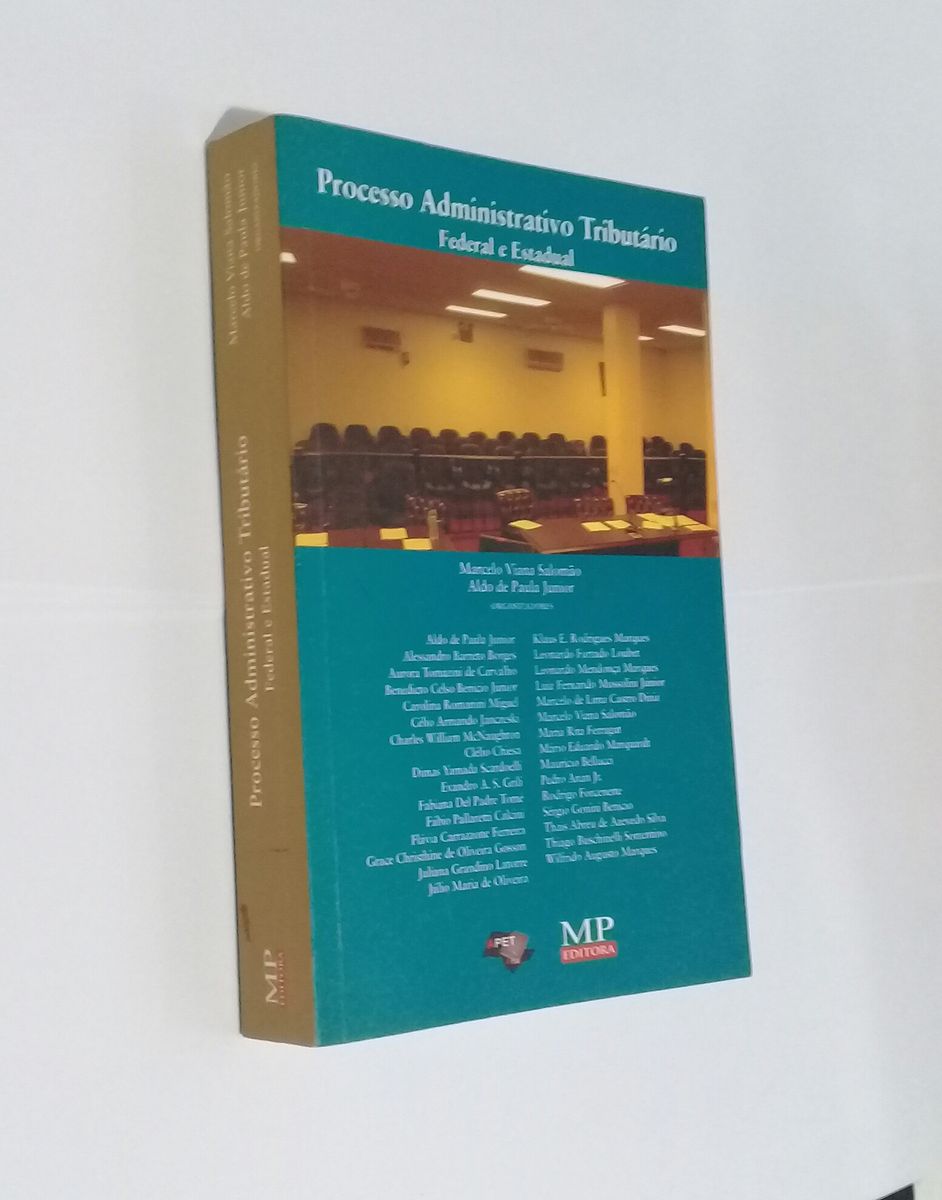 Livro Processo Administrativo Tributario Federal E Estadual Livro