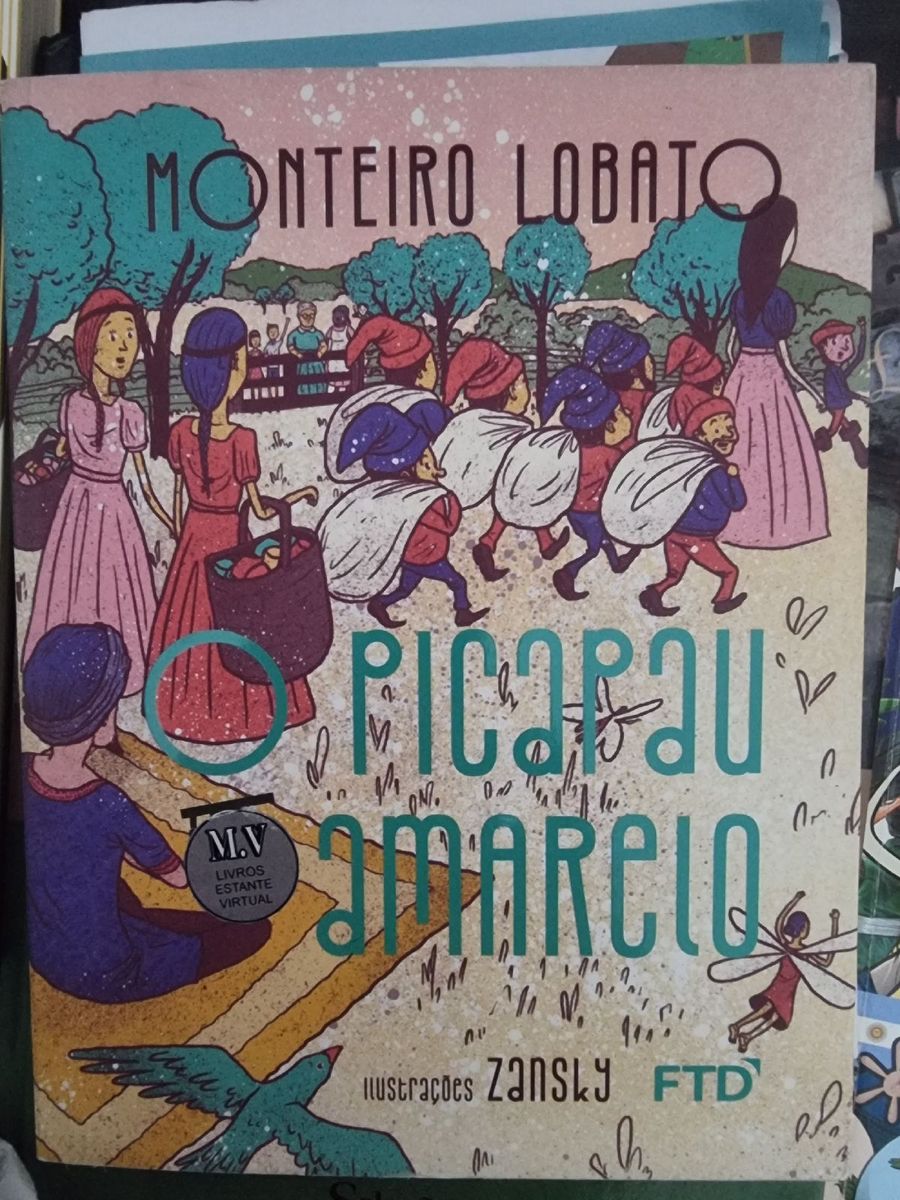 Livro Sitio Do Picapau Amarelo Autor Monteiro Lobato Editora Ftd