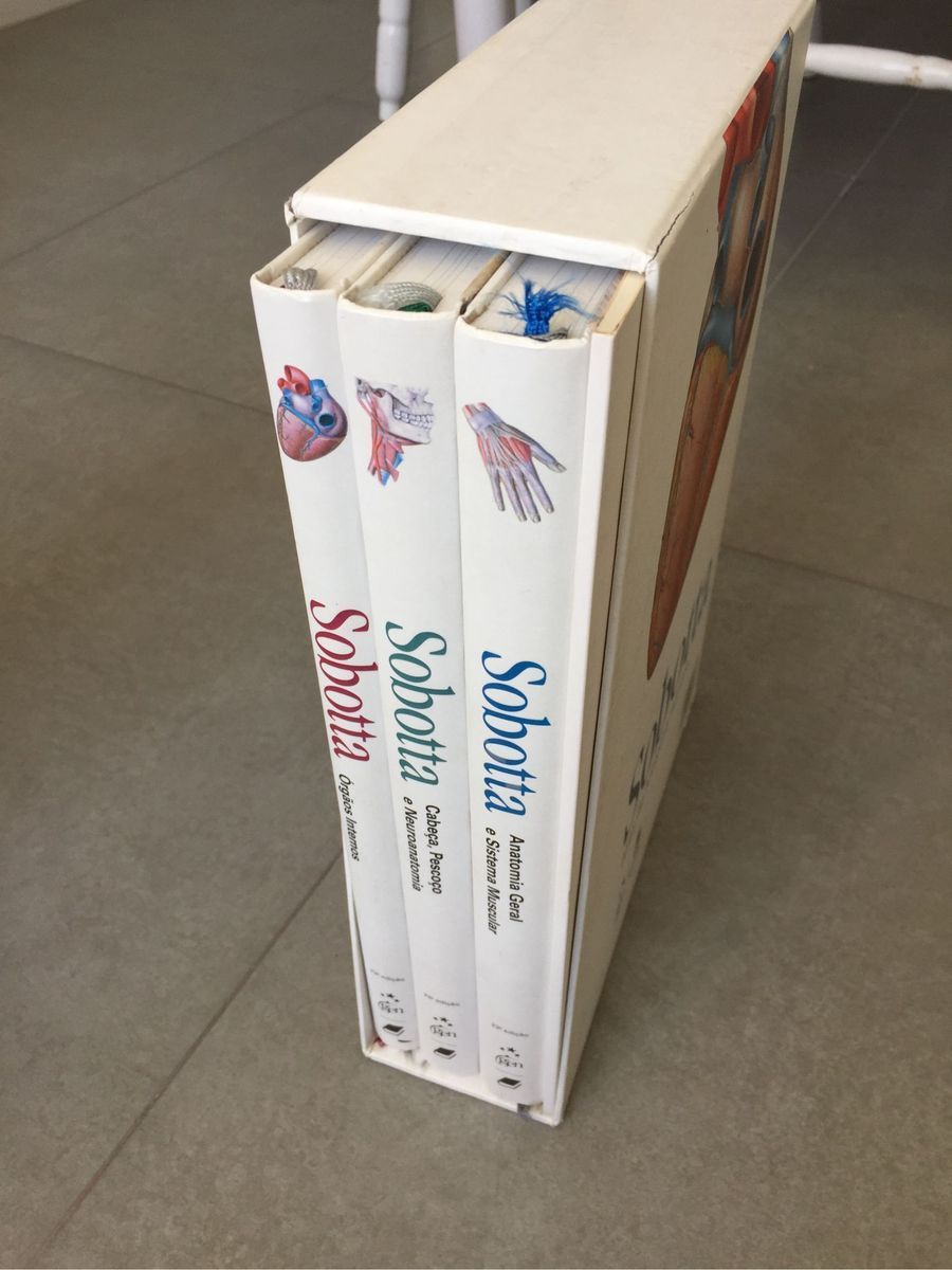 Livro Sobotta Atlas De Anatomia Humana 3 Volumes Livro Usado