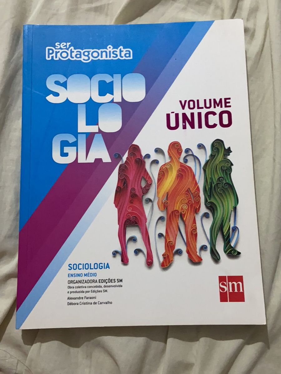 Livro Sociologia Ser Protagonista Ensino Médio Volume Único Livro