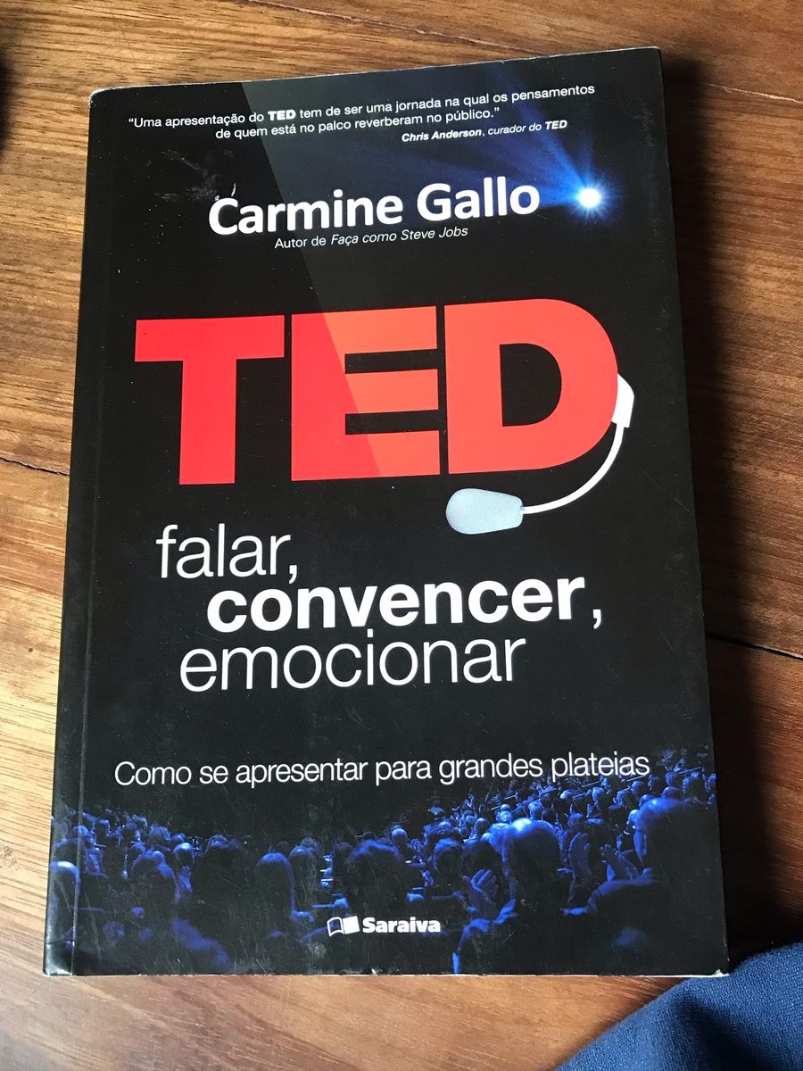 Livro Ted Falar Convencer Emocionar Como Se Apresentar Para