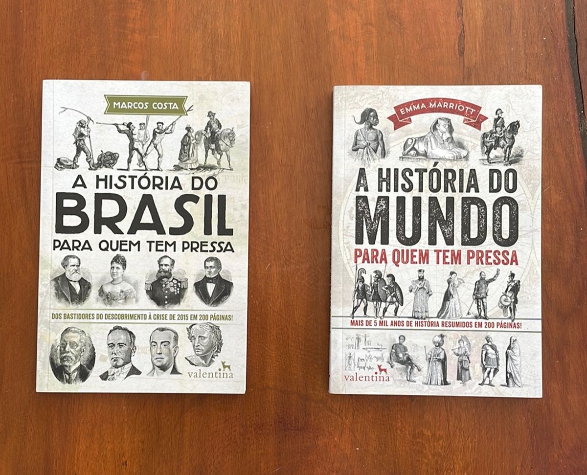 Livros A Hist Ria Do Brasil Para Quem Tem Pressa A Hist Ria Do Mundo