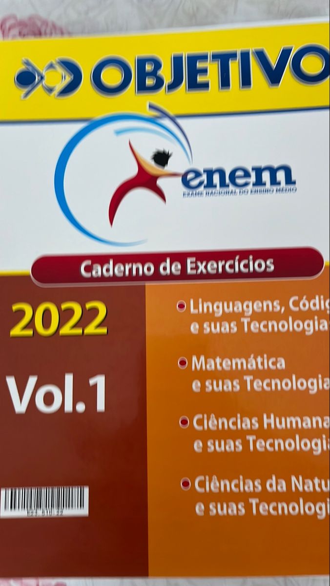 Livros De Exercicio Enem Item De Papelaria Enem Nunca Usado