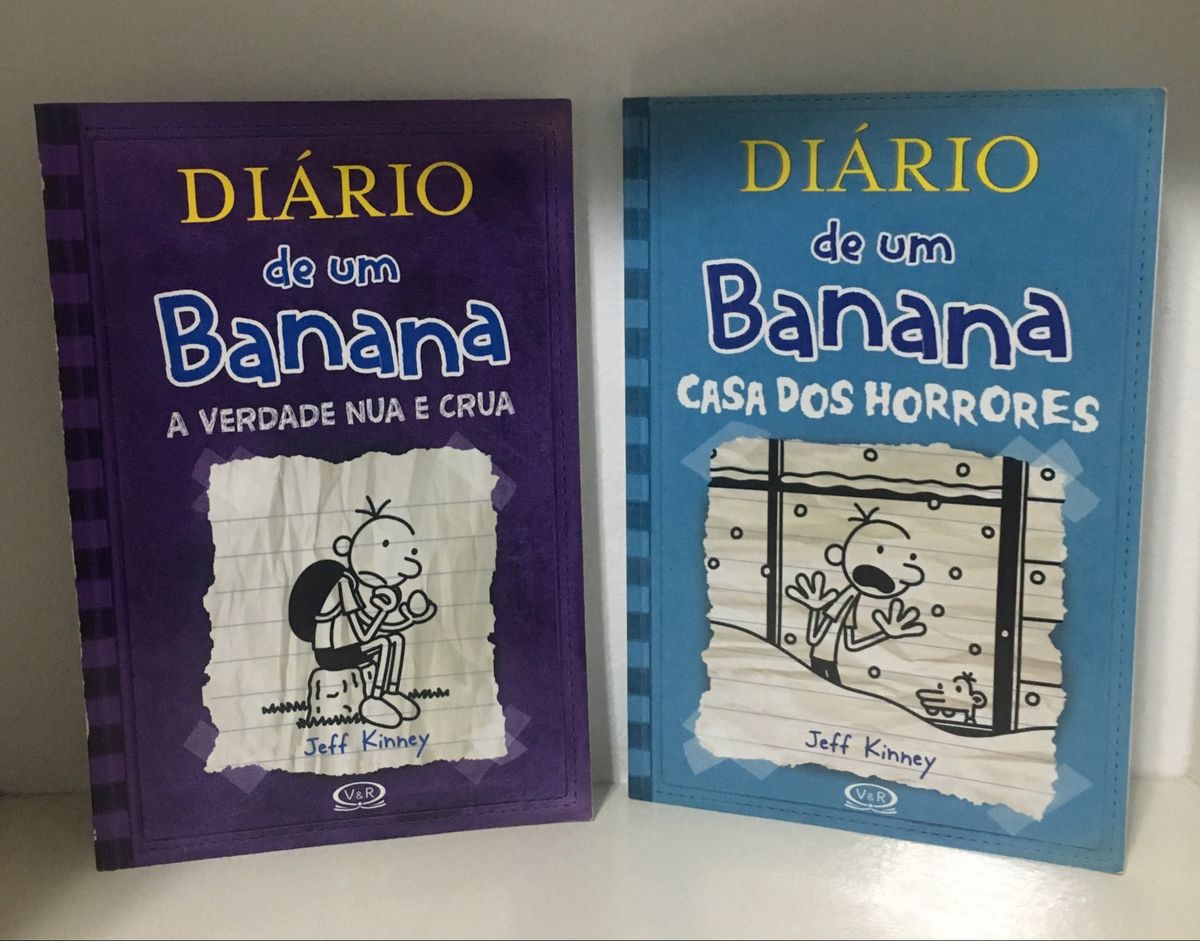 Livros Diário de Um Banana a Verdade Nua e Crua Casa Dos Horrores