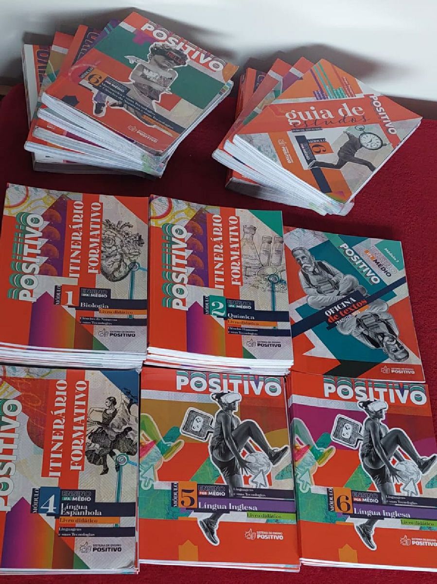 Livros Did Ticos Positivo Ano Ensino M Dio Livro Positivo Usado