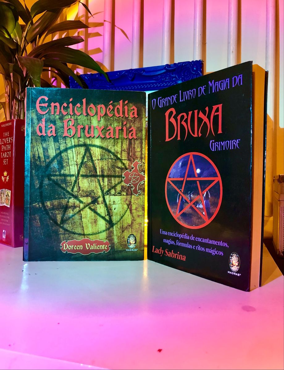 Livros Enciclop Dia Da Bruxa E O Grande Livro De Magia Da Bruxa