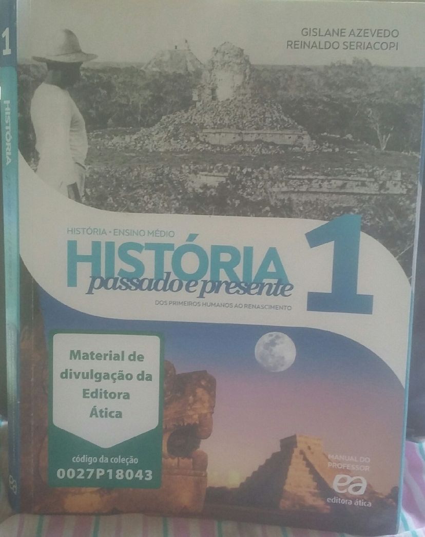 Livros História Passado e Presente Livro Editora ática Nunca Usado