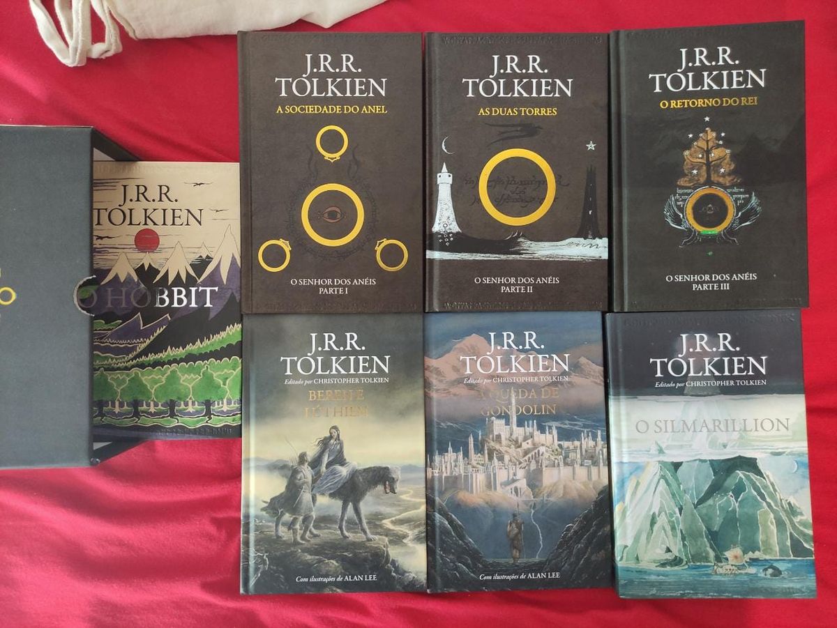 Livros O Hobbit Trilogia Senhor Dos Anéis Livros Extras Coleção O