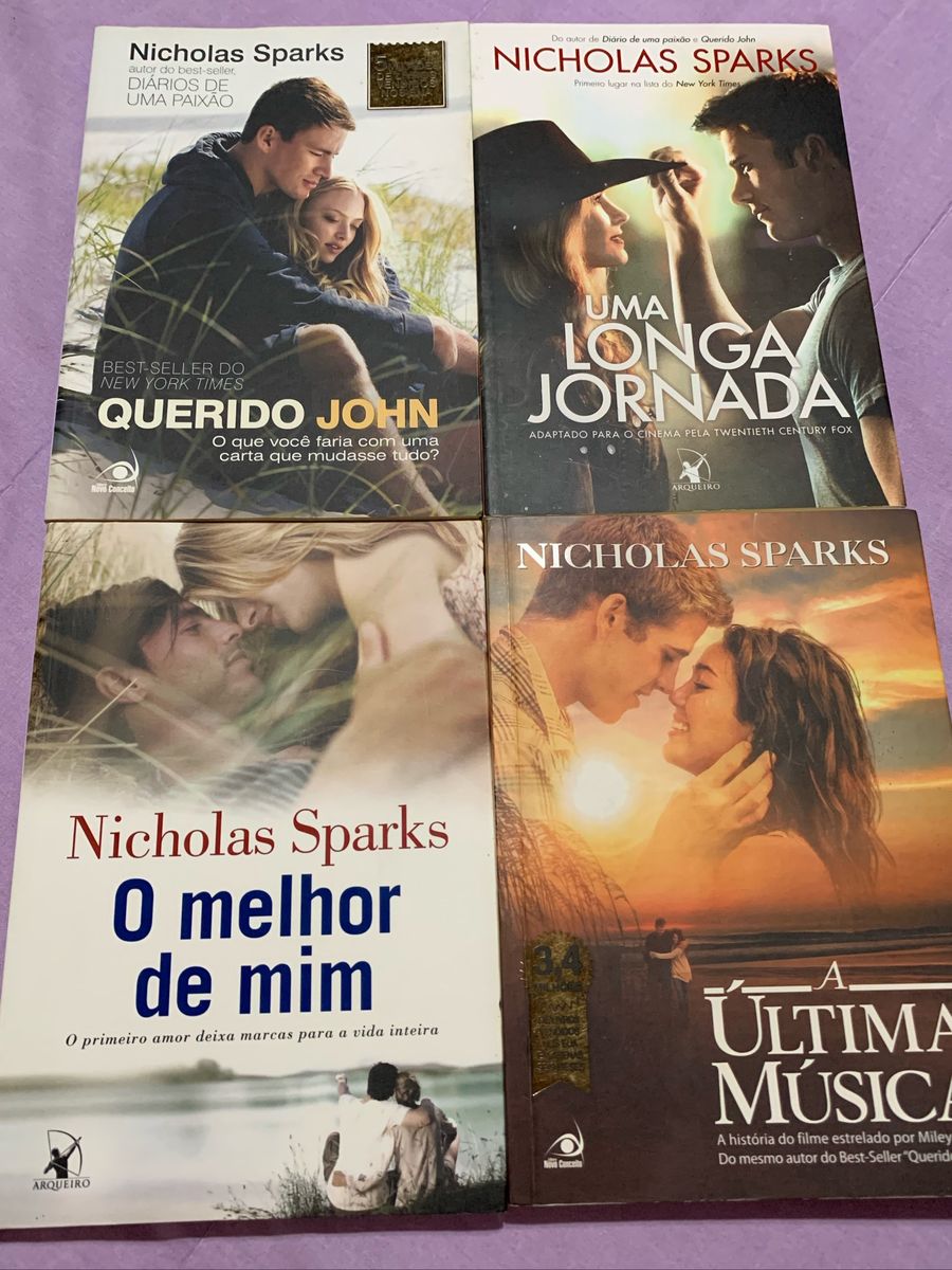 Livros Para Aquecer O Cora O Nicholas Sparks Livro Novo Conceito E