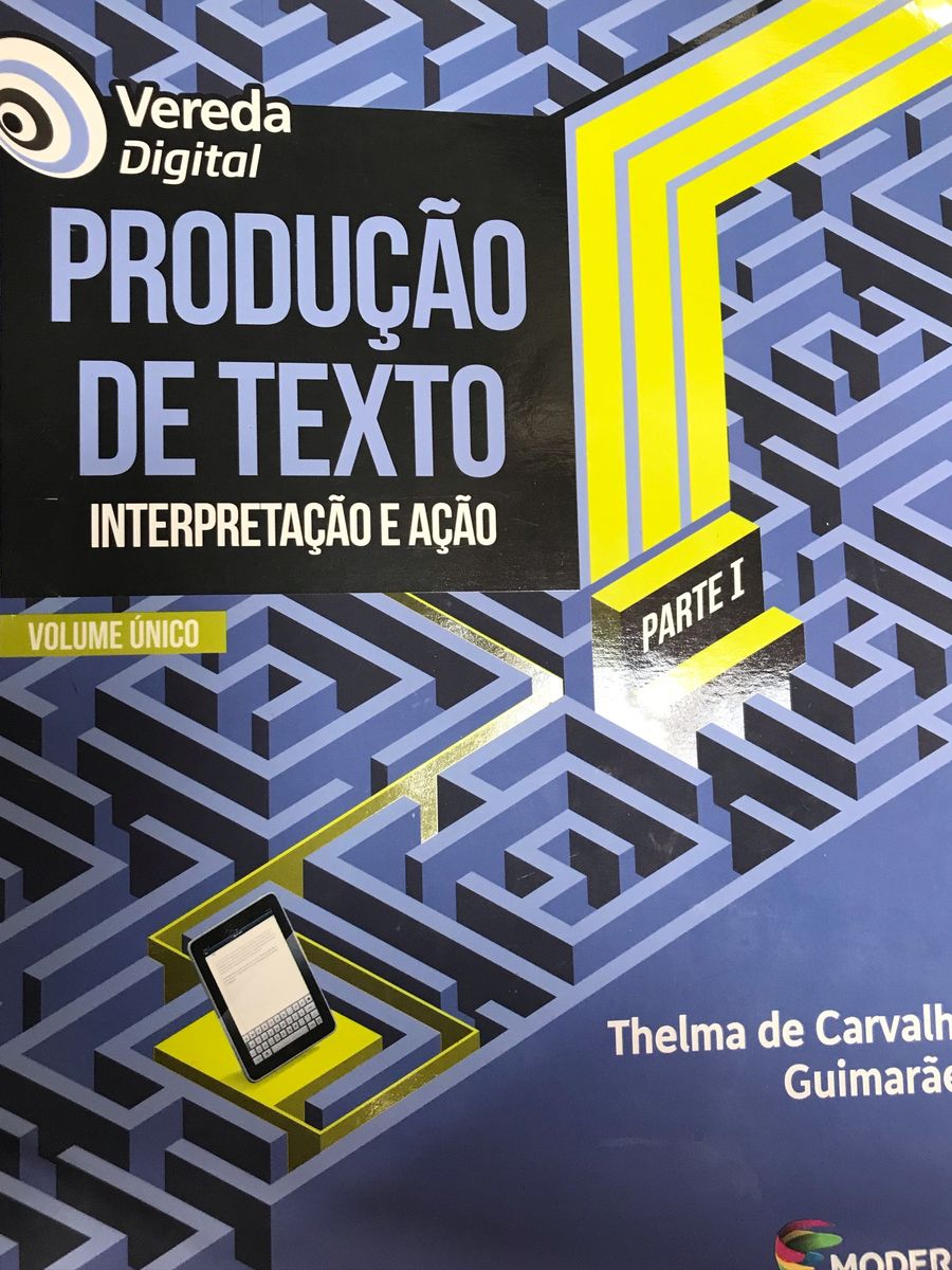 Livros Vereda Digital Produ O De Texto E Gram Tica Livro Vereda