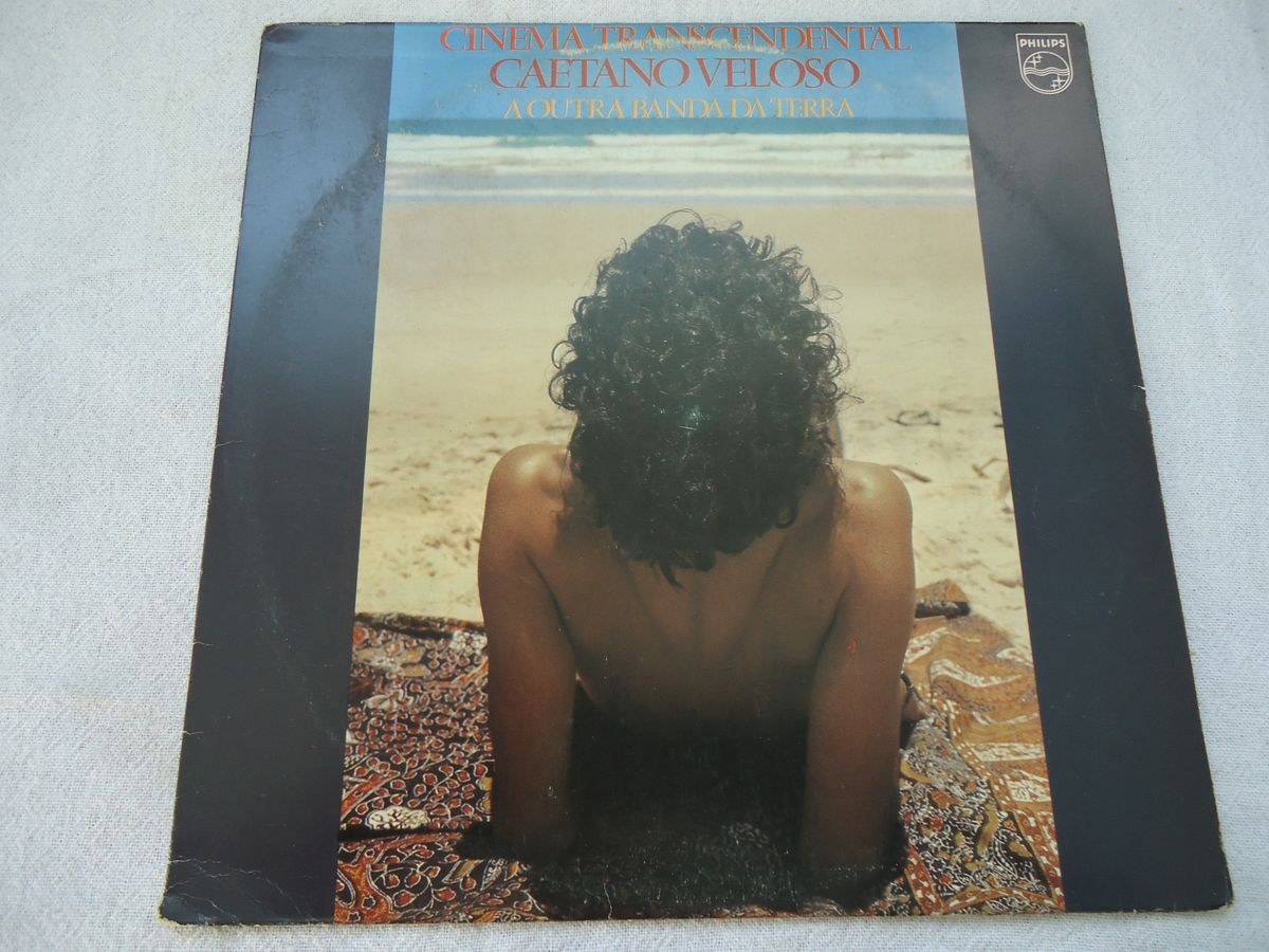 Lp Caetano Veloso Cinema Transcendental Encarte Item de Música