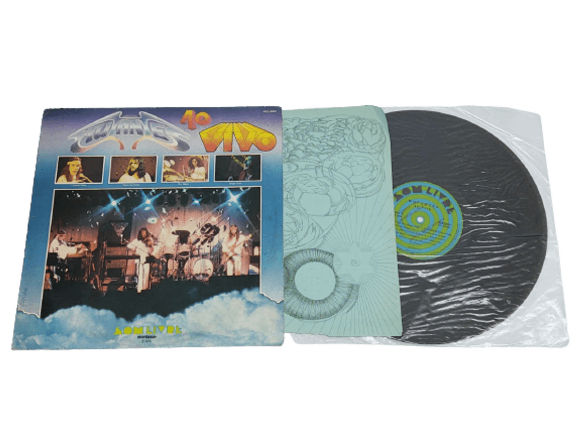 Lp Disco de Vinil Mutantes Ao Vivo 1976 Item de Música Vinil Usado