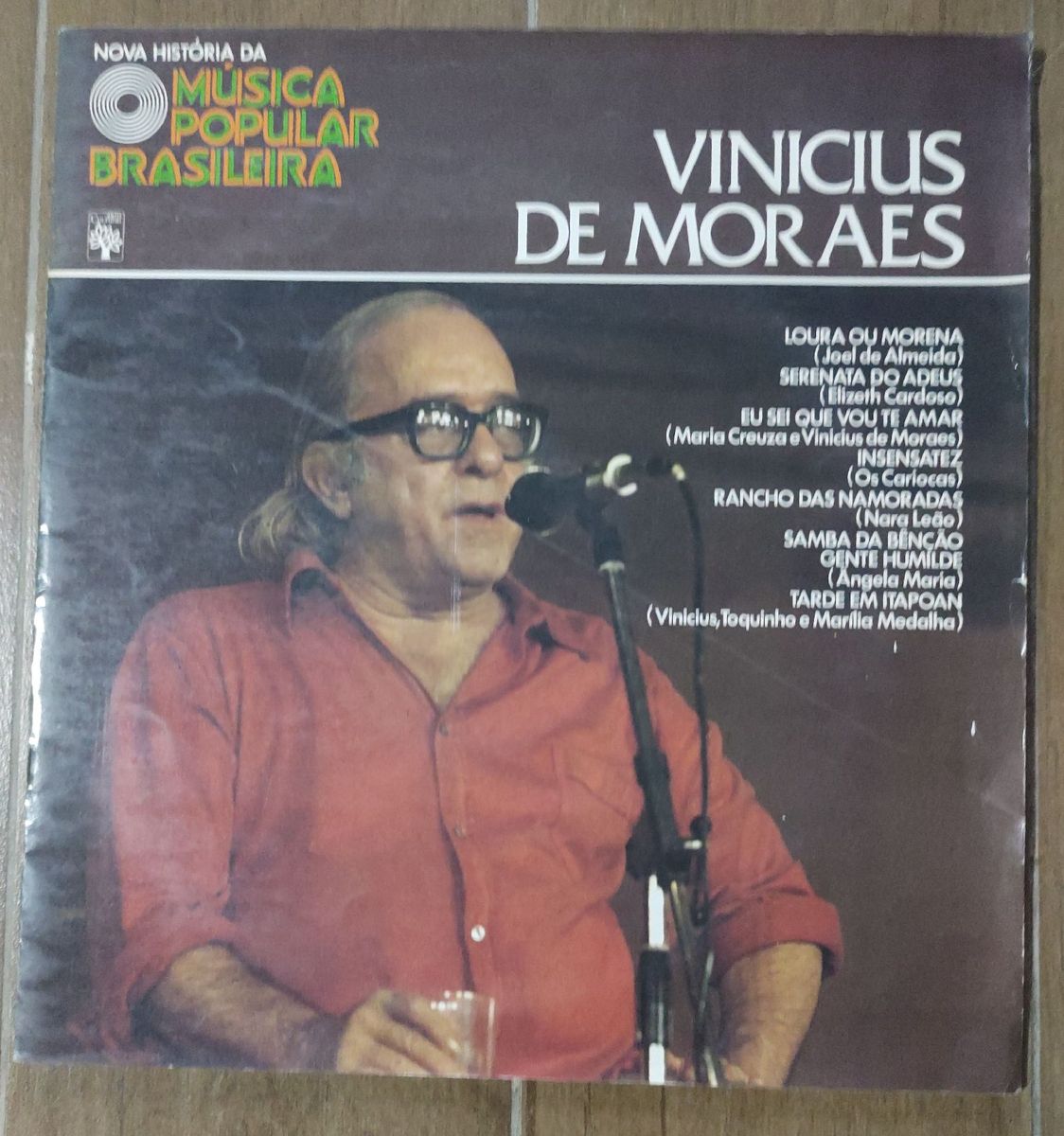 Lp disco de Vinil Nova História da Mpb Fascículo Vinicius de Moraes