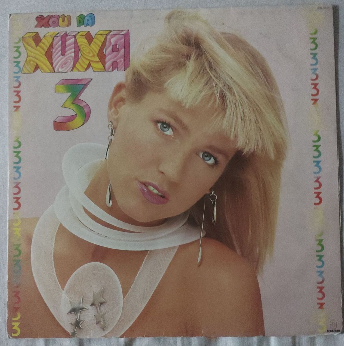 Lp disco de Vinil Xou da Xuxa 3 1988 Item de Música Som Livre