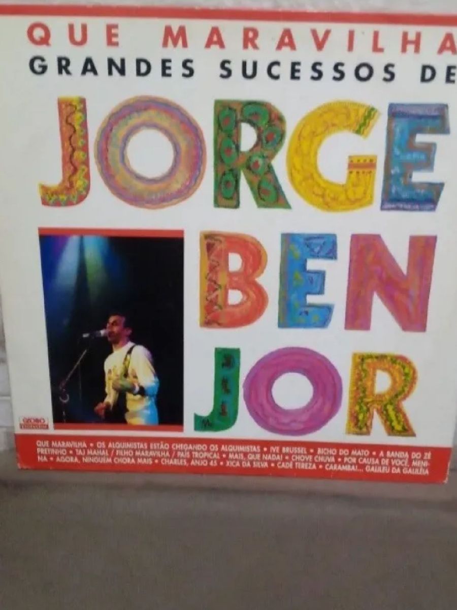 Lp Jorge Ben Jor Grandes Sucessos De Item de Música Lp Jorge Ben Jor