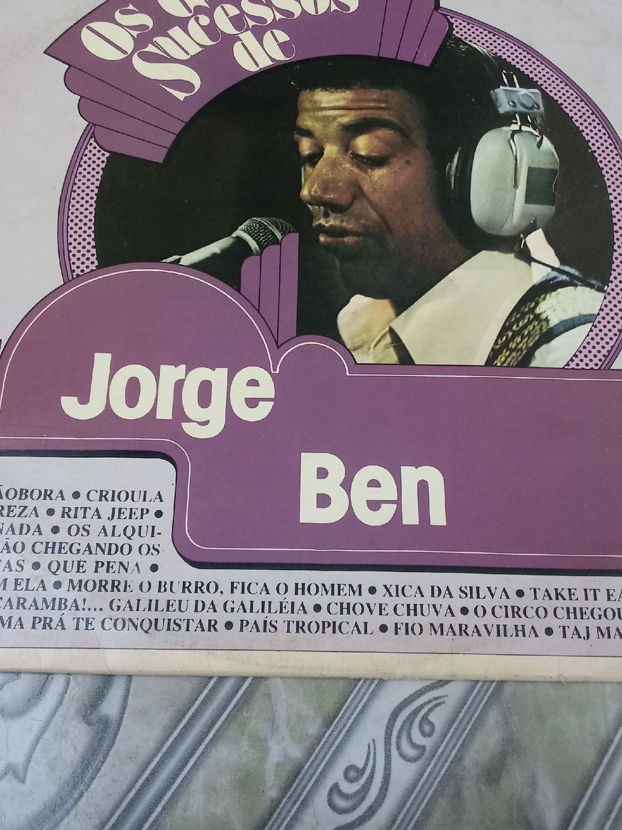 Lp Os Grandes Sucessos De Jorge Ben Jor Novo Item De M Sica Jorge Ben