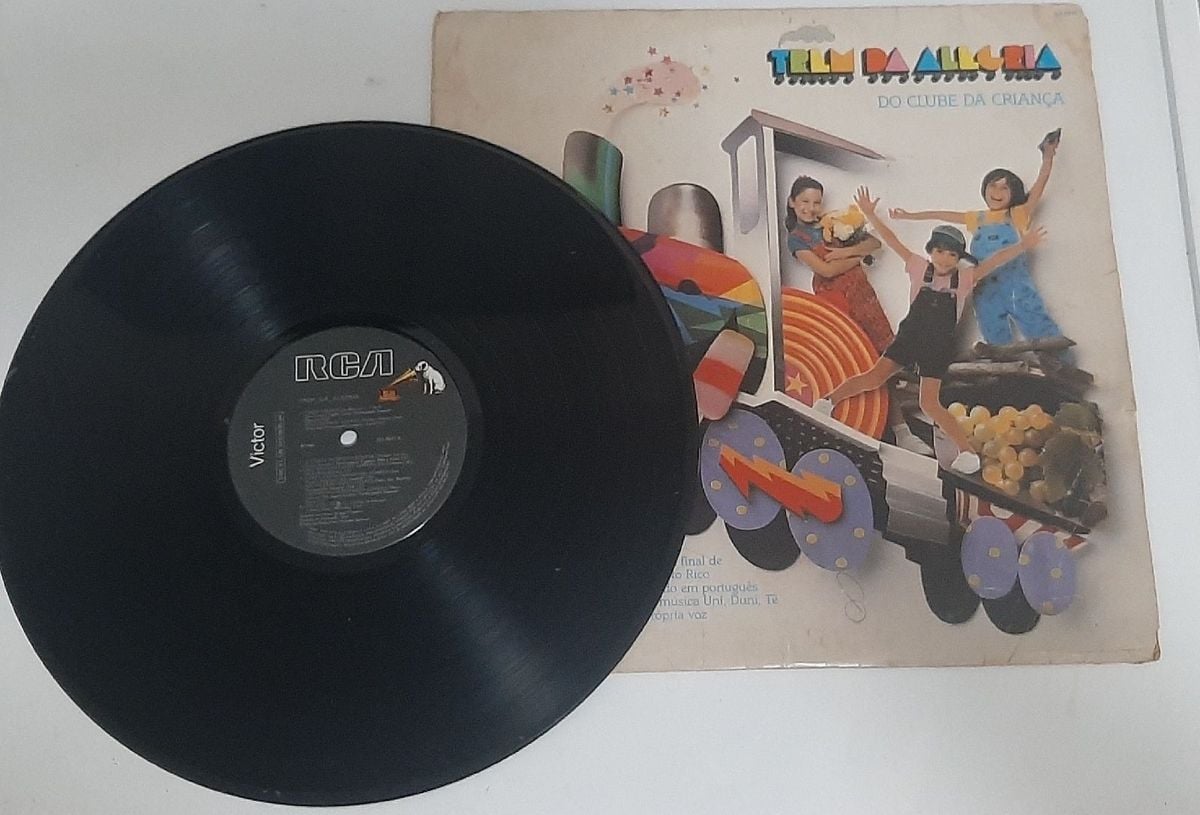 Lp Trem da Alegria do Clube da Criança Item de Música Rca Usado