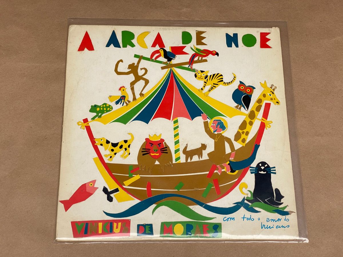 Disco de Vinil Lp Vinicius de Moraes a Arca de Noé Item de Música