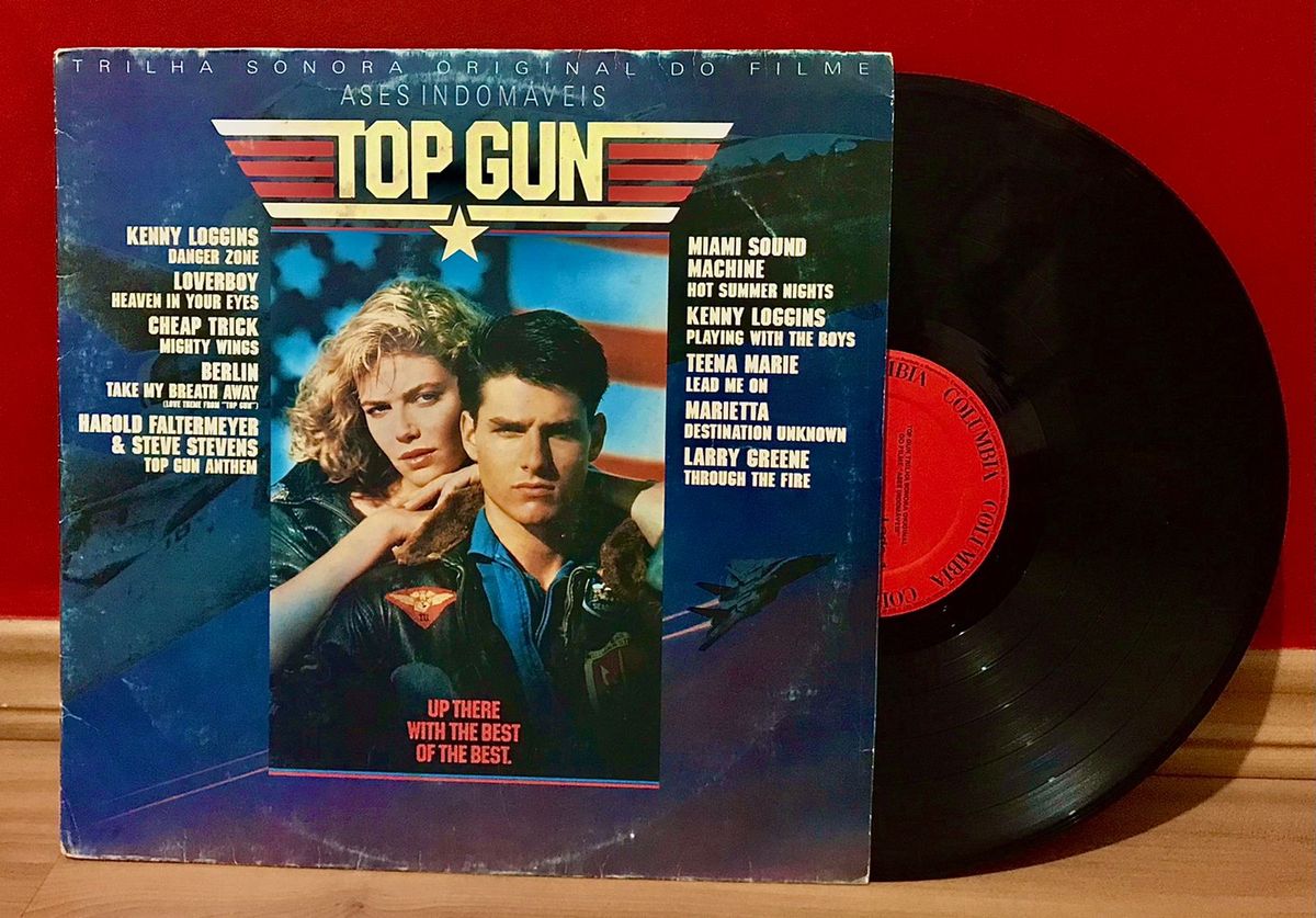 Lp Vinil Da Trilha Original Do Filme Top Gun Produto Vintage E Retro