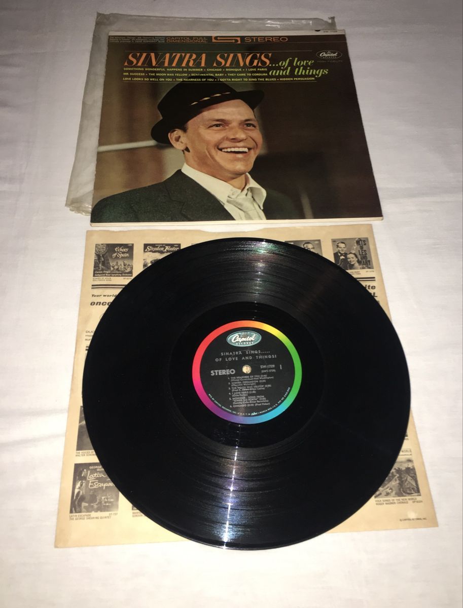 Lp Vinil Frank Sinatra Sings Of Love And Things Americano Item De