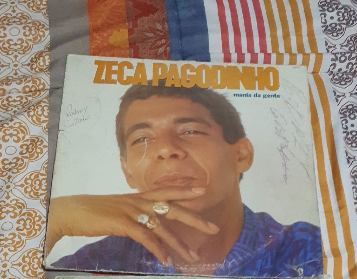 Lp Zeca Pagodinho Mania da Gente Item de Música Lp Usado 73646443