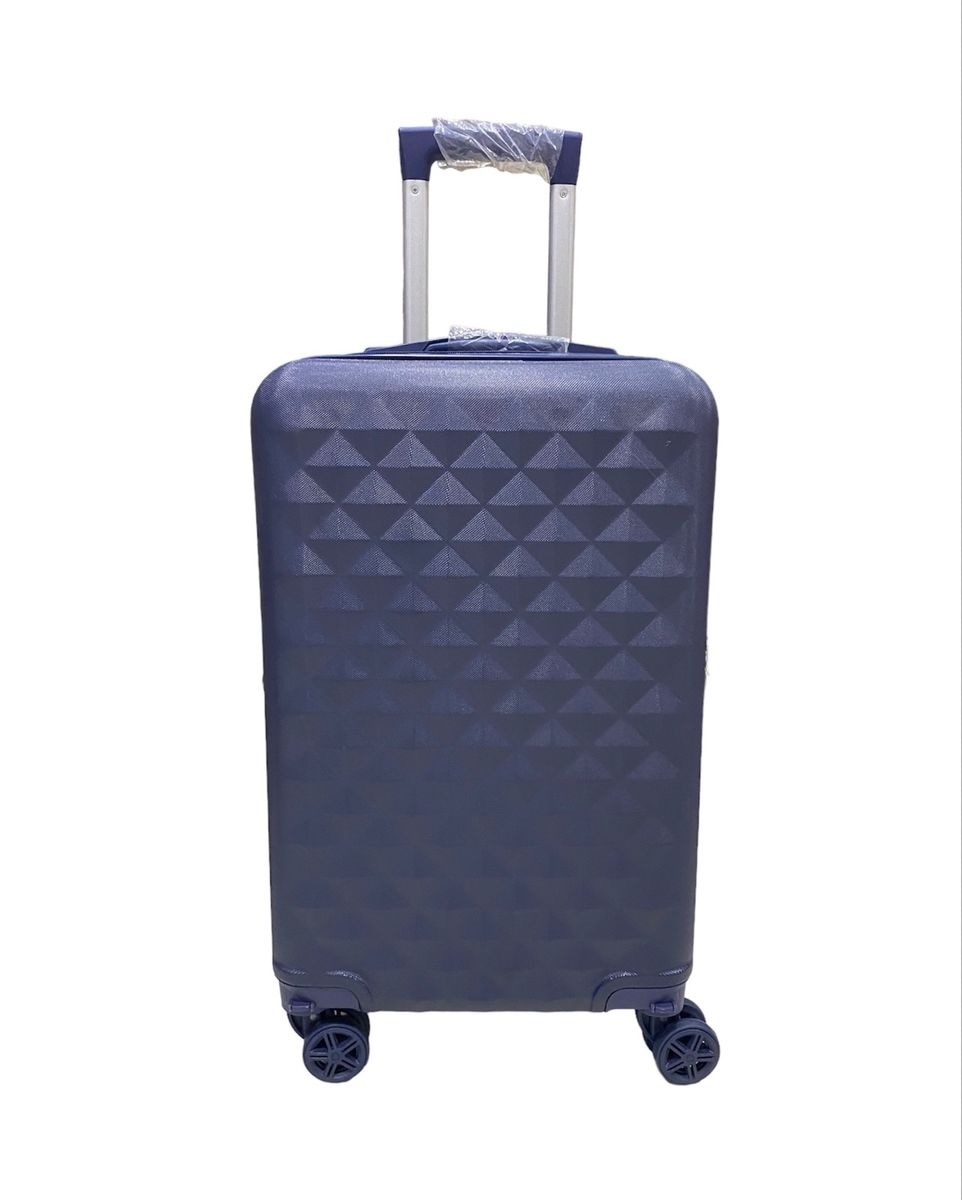 Mala de Bordo 10kg Diamond Azul Padrão Anac Giratória 360 Bolsa de