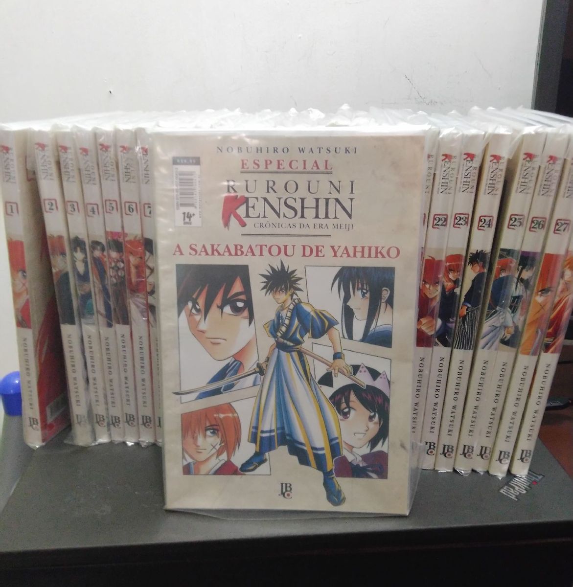 Mangá Rurouni Kenshin Coleção Completa Kenshinkaden 28 Volumes a