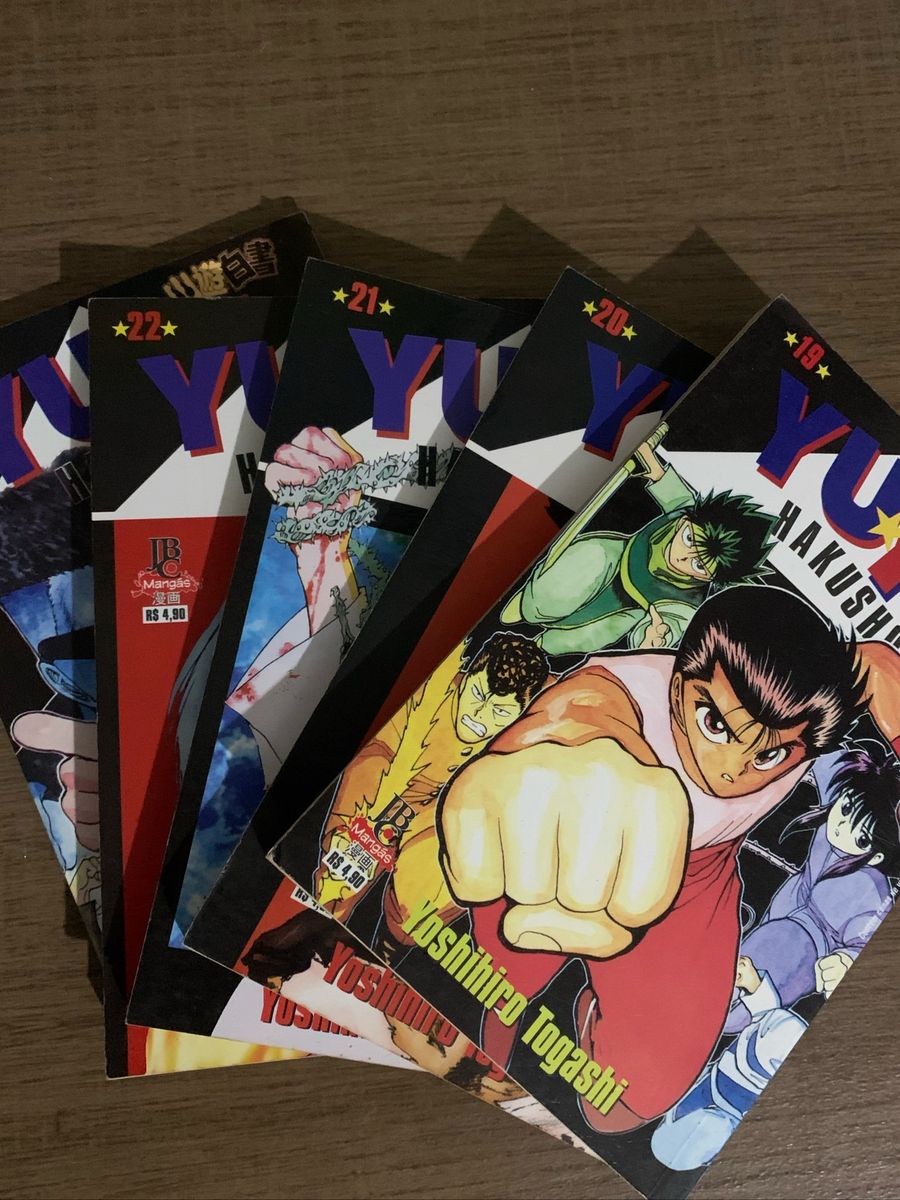 Mangá Yu Yu Hakusho 19 Ao 23 Produto Masculino Usado 62136792 enjoei