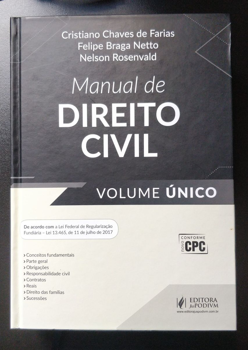 Manual De Direito Civil Volume Nico Cristiano Chaves Felipe Braga