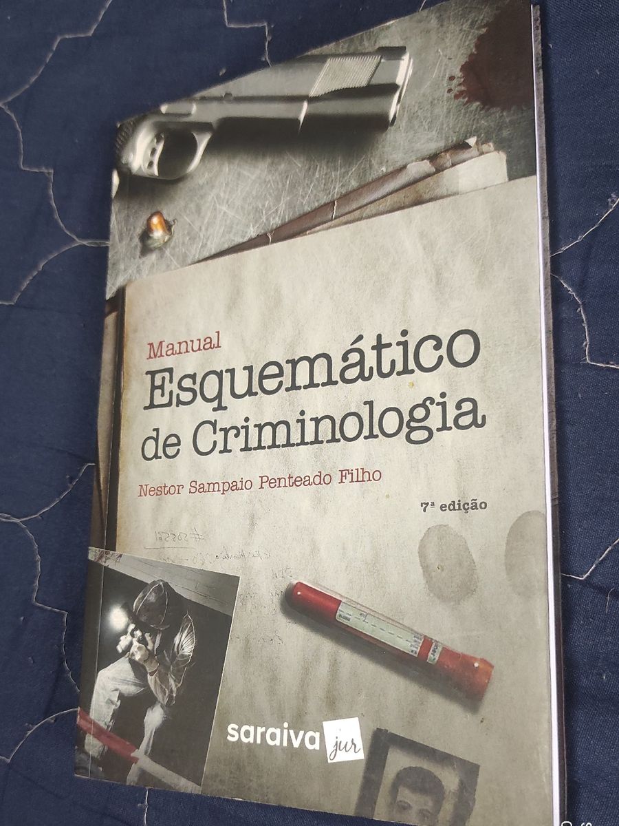 Manual Esquemático de Criminologia Livro Usado Em Estado De Novo