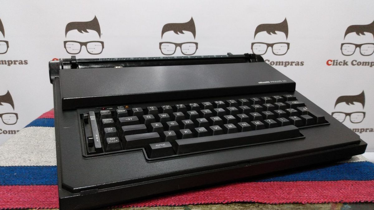 M Quina De Escrever El Trica Olivetti Pr Xis Em Excelente Estado De