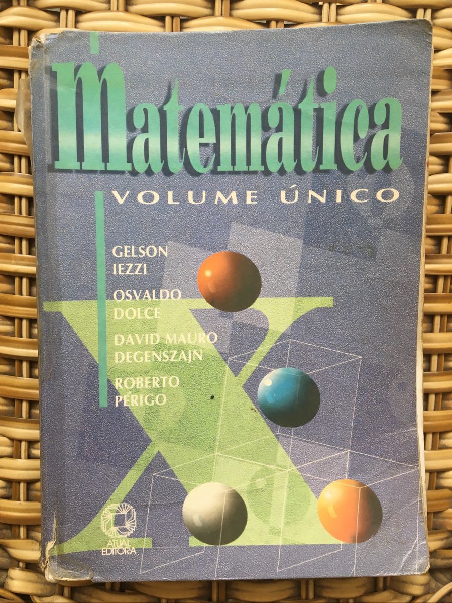 Matem Tica Gelson Iezzi Volume Nico Livro Editora Atual Usado