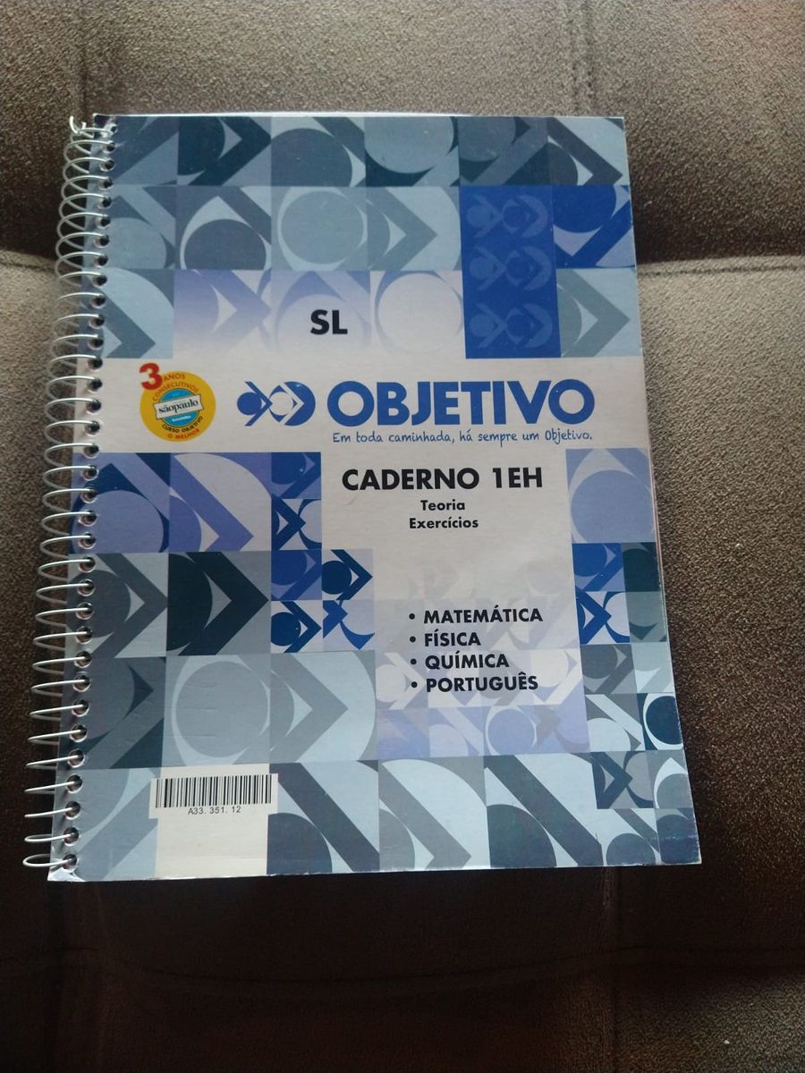 Material Pr Vestibular Objetivo Livro Cursinho Objetivo Usado