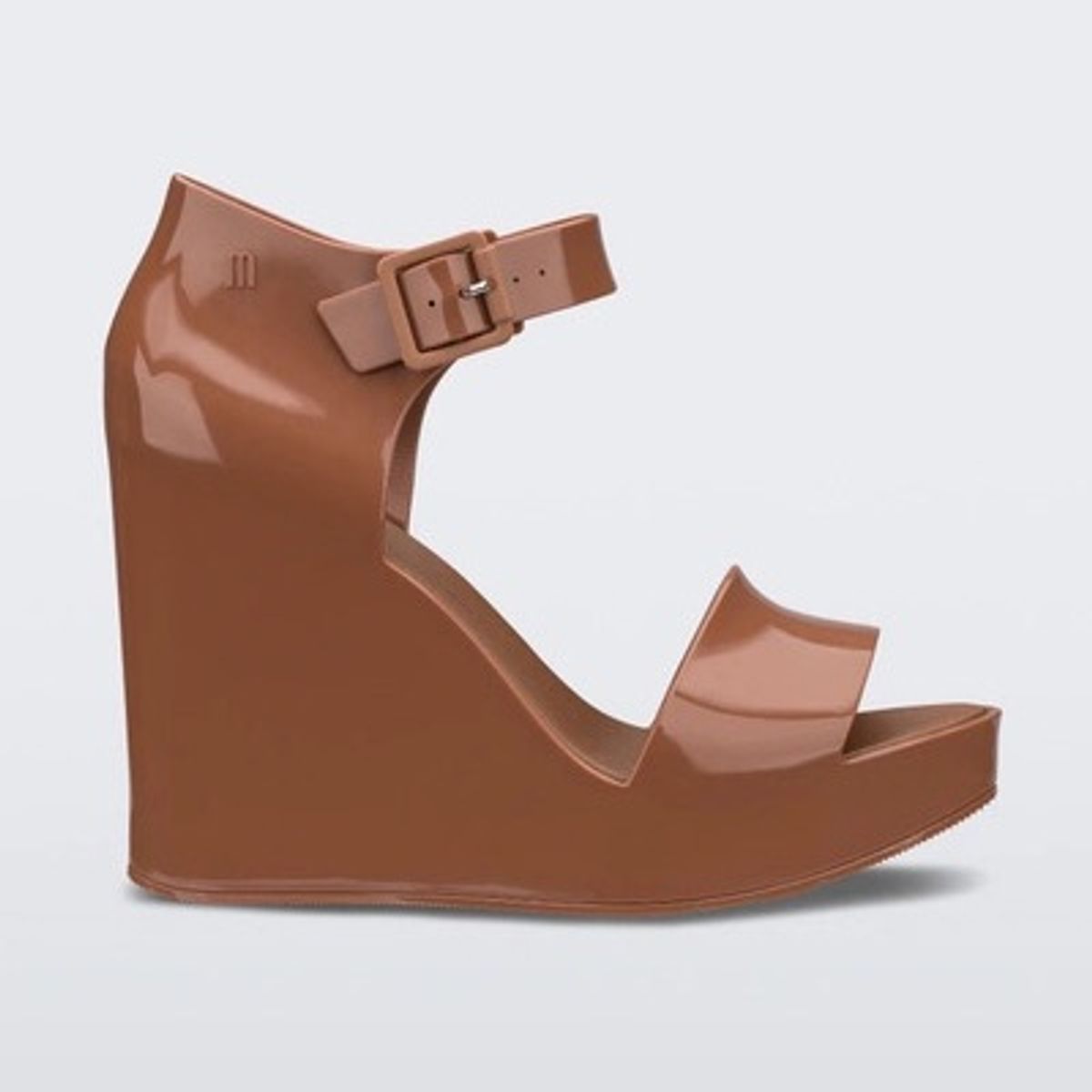 Melissa Mar Wedge Marrom Original Usada Vezes Sand Lia Feminina