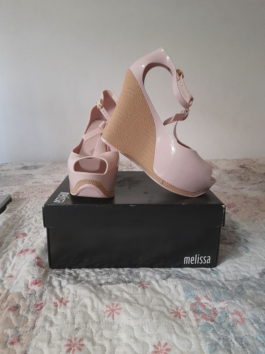 Melissa Peace Vi Anabela Plataforma Ros Nude Sand Lia Feminina