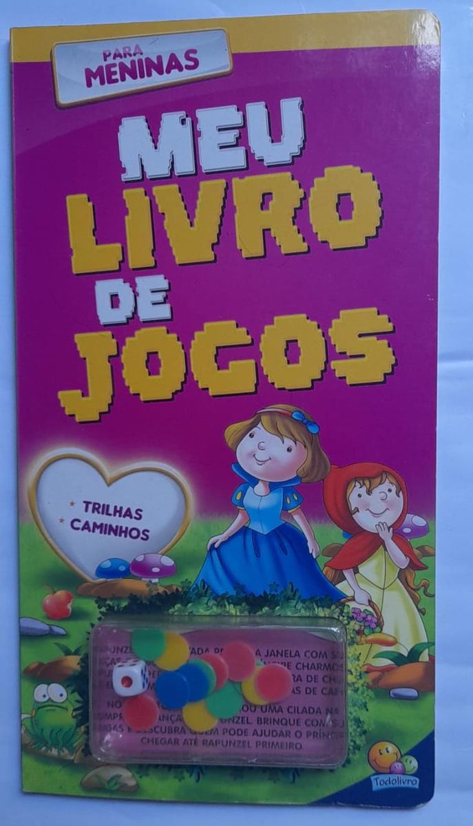 Meu Livro De Jogos Para Meninas Trilhas Caminhos Variedades